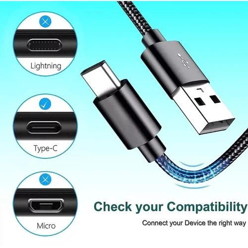 TYPE A1 20W TYPE C 1.5meters long Fast Charging Charge USB Cord Cable charger For Android Phones — Gadget Hub (photo 3)